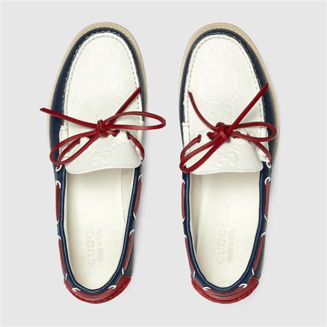 gucci ldather boat shoes|gucci shoes with diamonds.